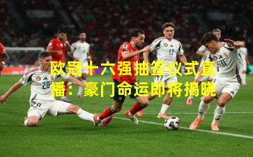 欧冠十六强抽签仪式直播：豪门命运即将揭晓